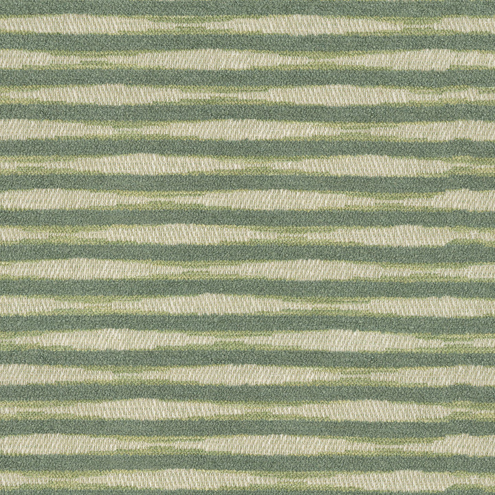 Ebb & Flow Stripe Moss by PK Lifestyles Designer Fabric - 78% polyester, 22% cotton India 51000 Horizontal: 6.88 and Vertical: 7.37 54 - Swanky Fabrics -