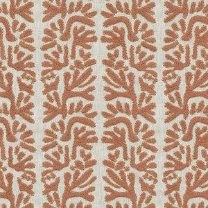 PK Lifestyles Fabric Coral Emb Papaya