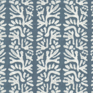 PK Lifestyles Fabric Coral Emb Ocean