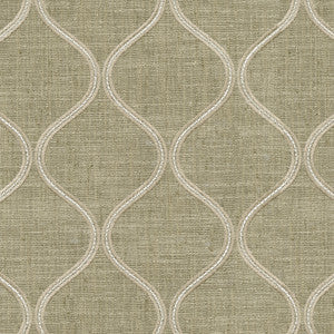 PK Lifestyles Fabric Griffith Emb Flaxen