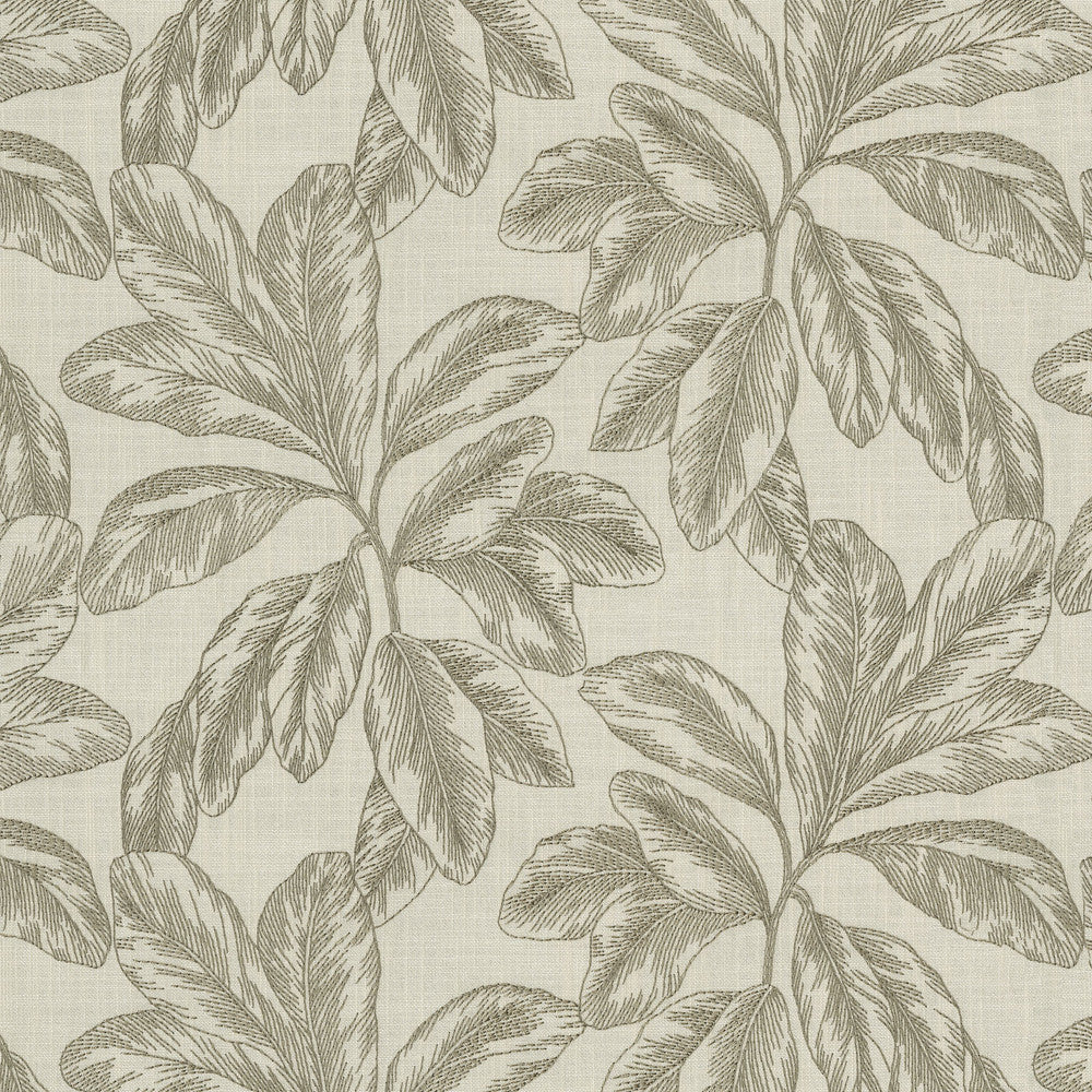 Paradise Emb Sepia 472133 by PK Lifestyles Designer Fabric Design by Nature VIII Base: 75% Cotton, 25% Polyester EMB: 100% Rayon India 33000 H: 13.25, V: 9.25 53 - Swanky Fabrics -