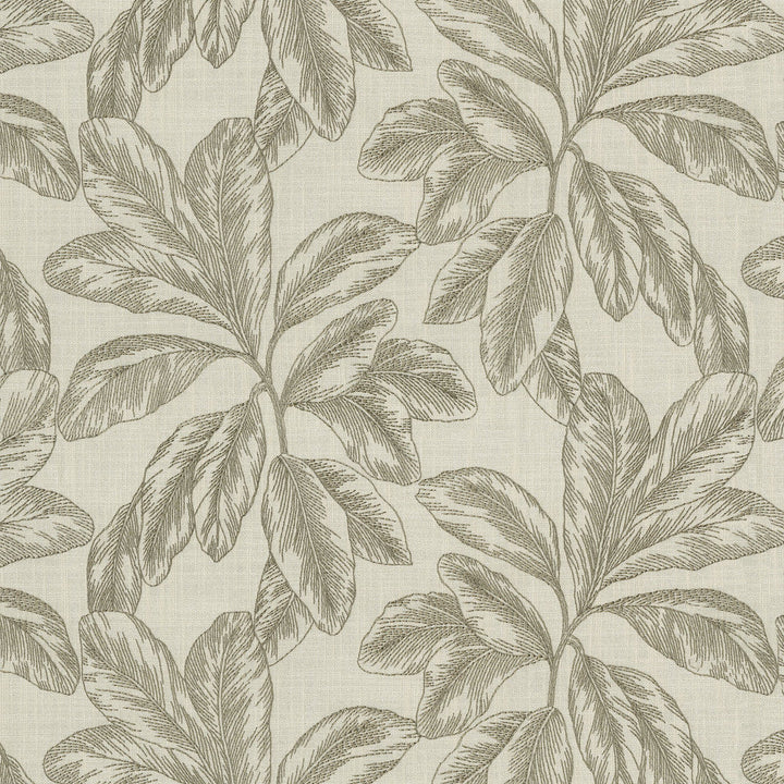 Paradise Emb Sepia 472133 by PK Lifestyles Designer Fabric Design by Nature VIII Base: 75% Cotton, 25% Polyester EMB: 100% Rayon India 33000 H: 13.25, V: 9.25 53 - Swanky Fabrics -