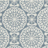 PK Lifestyles Fabric Lace Medallion Emb Cornflower 472230