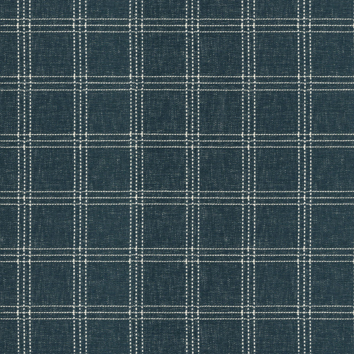 Catalina Check Indigo 472265 by PK Lifestyles Designer Fabric Cozy Life VIII 83% Polyester, 17% Cotton India 51000 H: 2.25, V: 2 56 - Swanky Fabrics -