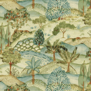 PK Lifestyles Fabric Walk In the Park Verdigris 472321