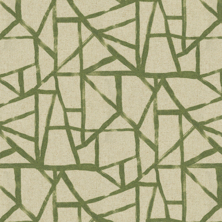 What's Your Angle Loden 472510 by PK Lifestyles Designer Fabric Expressionist VI 90% Polyester, 10% Linen China 51000 H: 13.5, V: 25.25 54 - Swanky Fabrics -