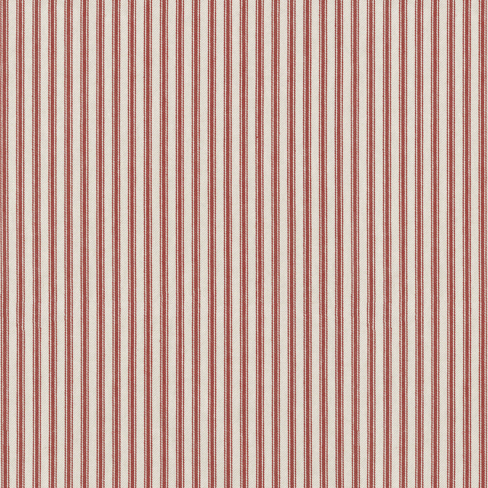 Essential Ticking Red 472592 by PK Lifestyles Designer Fabric PKL Studio June 2025 100% Cotton Portugal 15000 H: 0.4, V: N/A 56 - Swanky Fabrics -