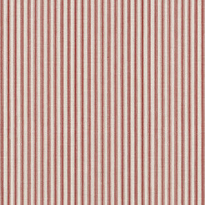 PK Lifestyles Fabric Essential Ticking Red 472592