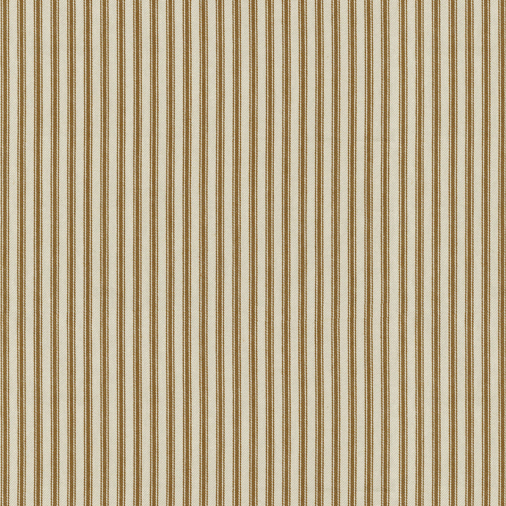 Essential Ticking Cognac 472594 by PK Lifestyles Designer Fabric PKL Studio June 2025 100% Cotton Portugal 15000 H: 0.4, V: N/A 56 - Swanky Fabrics -