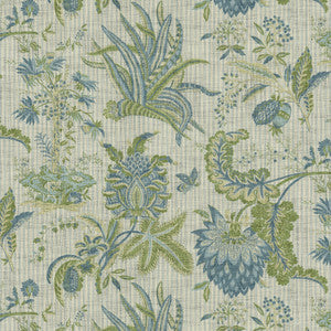 PK Lifestyles Fabric Storied Past Aquatic 472601