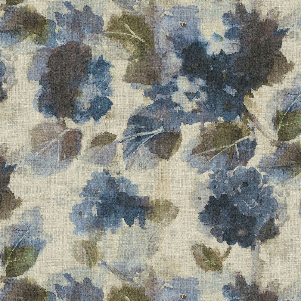 Still Waters Prussian 472620 by PK Lifestyles Designer Fabric Expressionist VI 100% Cotton Pakistan 51000 H: 27, V: 27 54 - Swanky Fabrics -