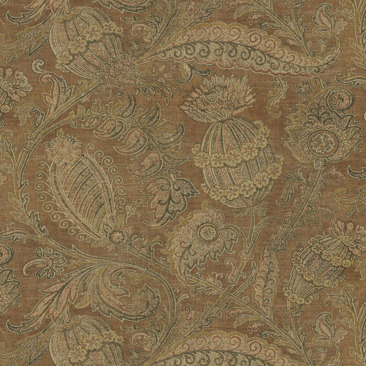 Loggia Caffe 472631 by PK Lifestyles Designer Fabric History Retold VIII 555 Linen, 45% Rayon Pakistan 50000 H: 27, V: 25.25 54 - Swanky Fabrics -