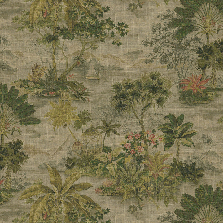 Belle Isle Moonstone 472650 by PK Lifestyles Designer Fabric Design by Nature VIII 55% Linen, 45% Rayon Pakistan 50000 H: 27, V: 27 54 - Swanky Fabrics -