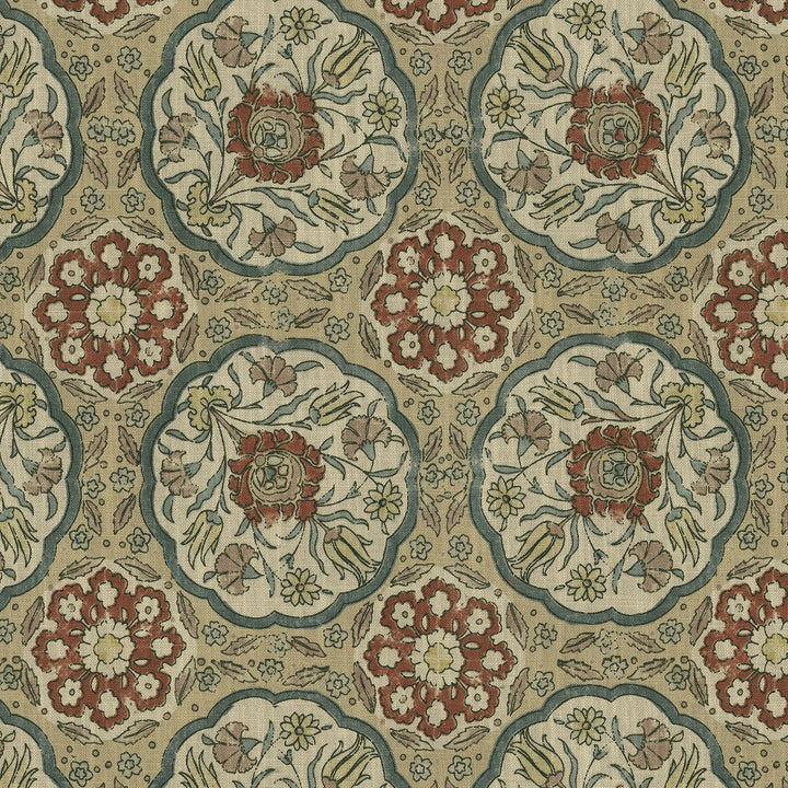 Worlds Away Vintage 472670 by PK Lifestyles Designer Fabric Cultural Exchange IX 75% Cotton, 25% Linen Pakistan 15000 H: 27, V: 25.25 54 - Swanky Fabrics -