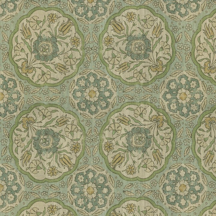Worlds Away Mist 472671 by PK Lifestyles Designer Fabric Cultural Exchange IX 75% Cotton, 25% Linen Pakistan 15000 H: 27, V: 25.25 54 - Swanky Fabrics -