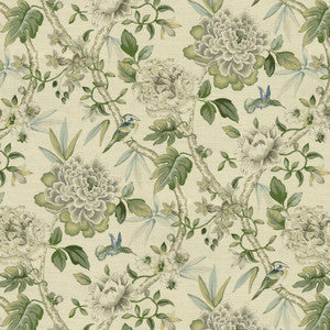 PK Lifestyles Fabric Peony Portico Dove 472691
