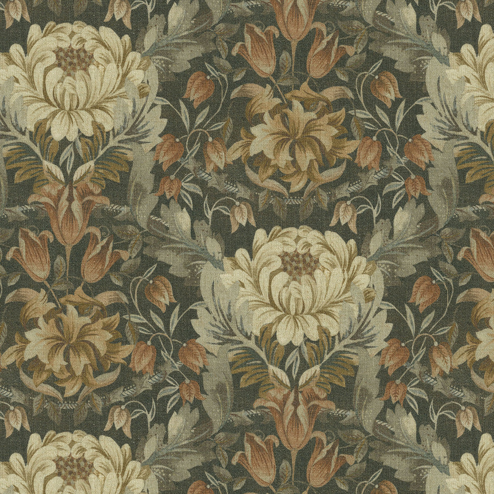 Garden Ornament Truffle 472700 by PK Lifestyles Designer Fabric Design by Nature VIII 90% Polyester, 10% Linen China 51000 H: 13.5, V: 25.25 54 - Swanky Fabrics -