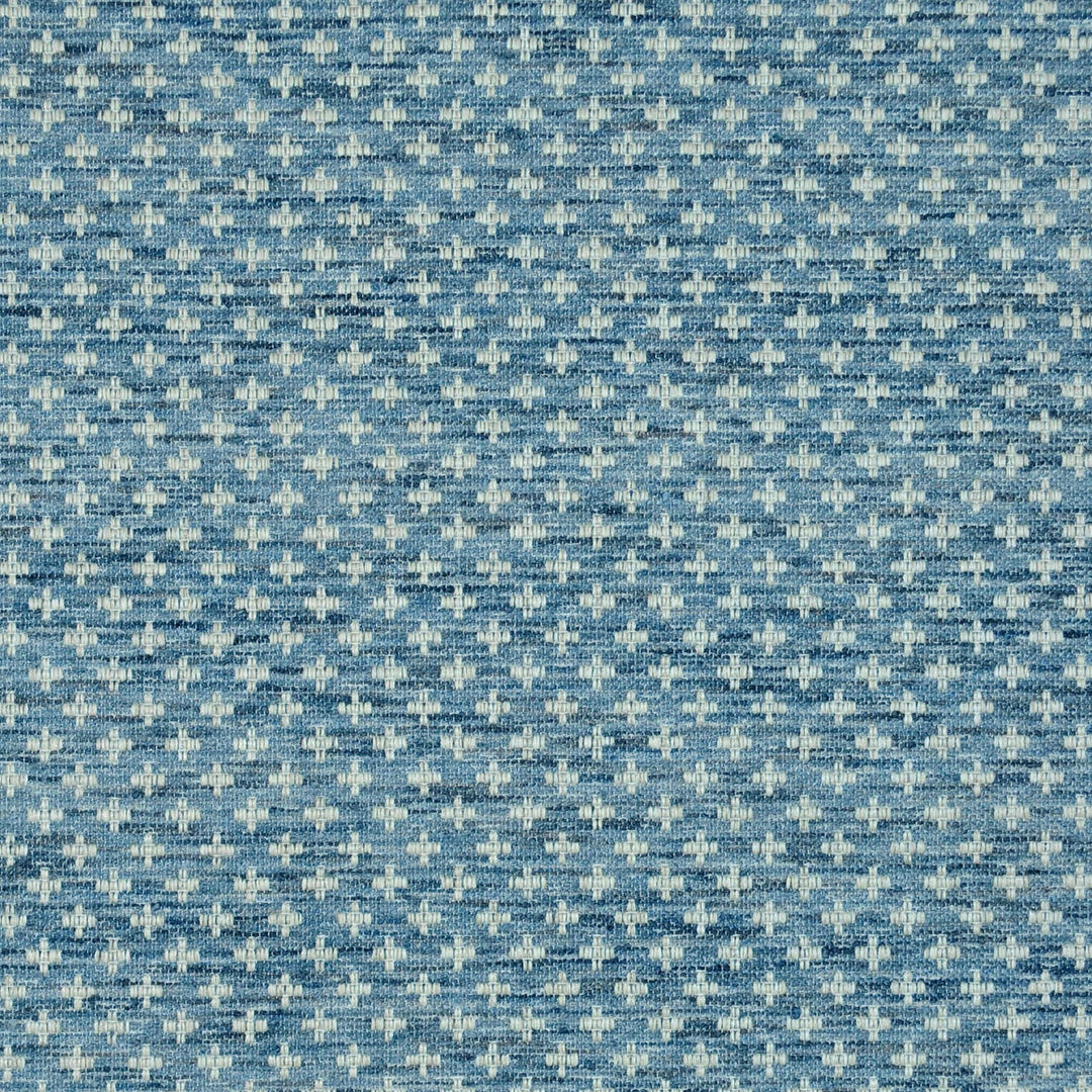 Plus Side Indigo 472971 by PKL Studio Designer Fabric - 100% Polyester India 51000 Horizontal: .750" and Vertical: .750" 54 - Swanky Fabrics -