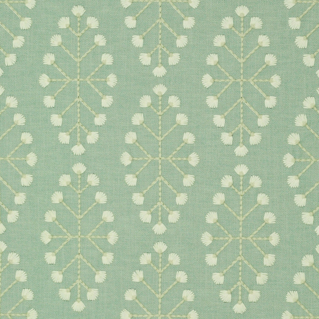 Allium Emb Celestial 472982 by PKL Studio Designer Fabric - BASE:71% Polyester 29% Cotton EMB:100% Viscose India 51000 Horizontal: 6.500" and Vertical: 6.250" 52 - Swanky Fabrics -