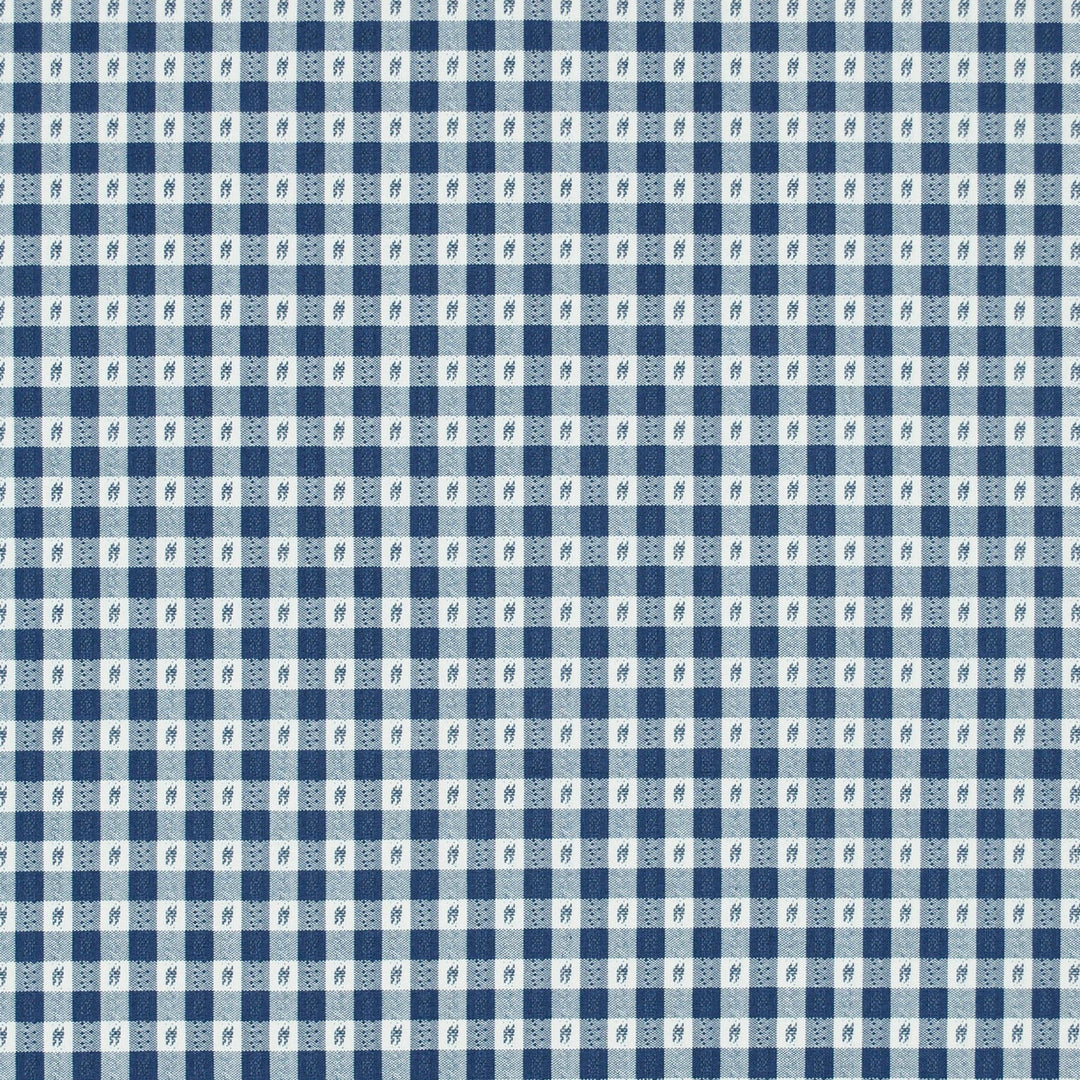 Rosalie Check Cobalt 473261 by PKL Studio Designer Fabric - 100% Cotton India 40000 Horizontal: .750" and Vertical: .750" 54 - Swanky Fabrics -