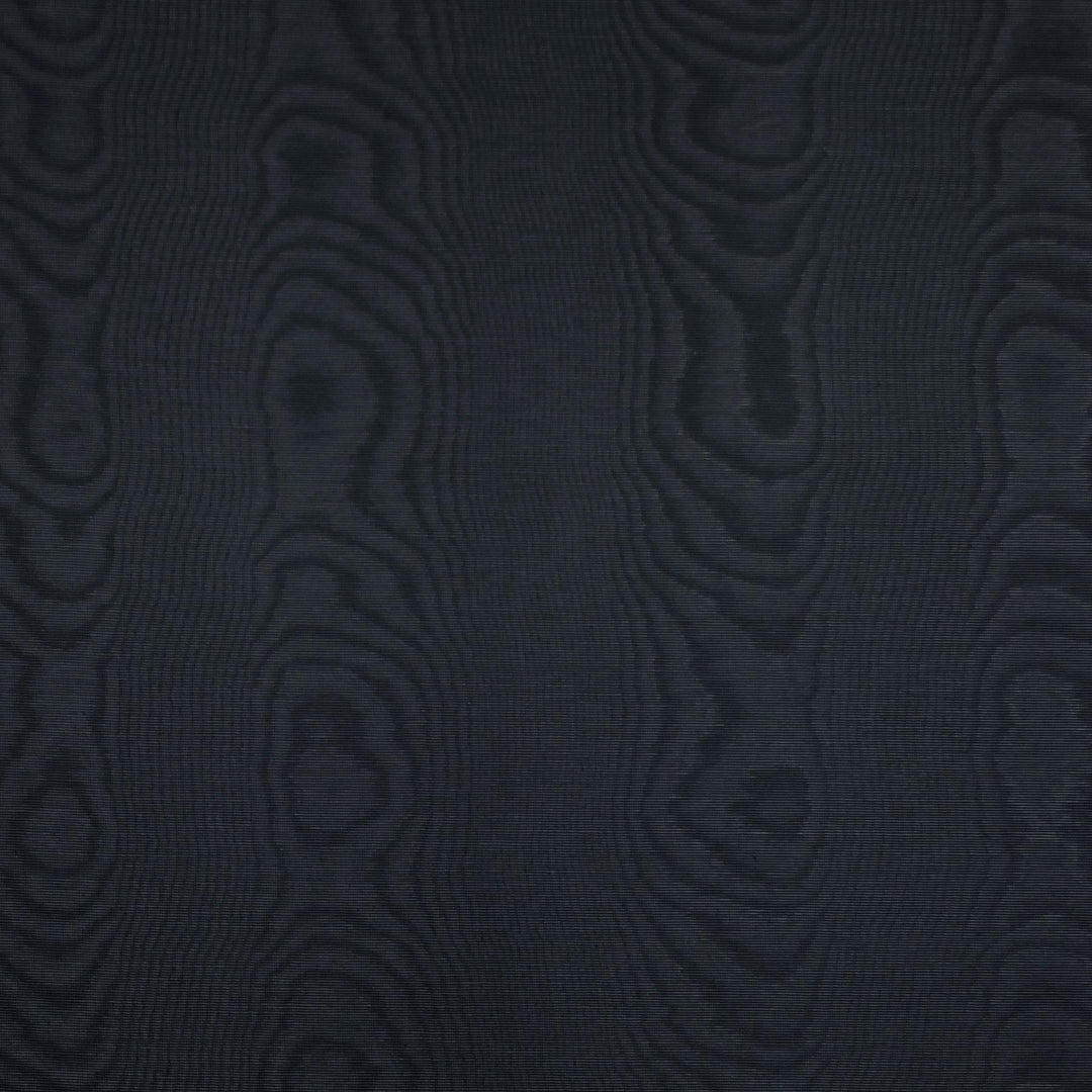 Moire Black 473394 by PKL Studio Designer Fabric - 65% Cotton 35% Polyester Taiwan 51000 Horizontal: .000" and Vertical: 8.000" 58 - Swanky Fabrics -