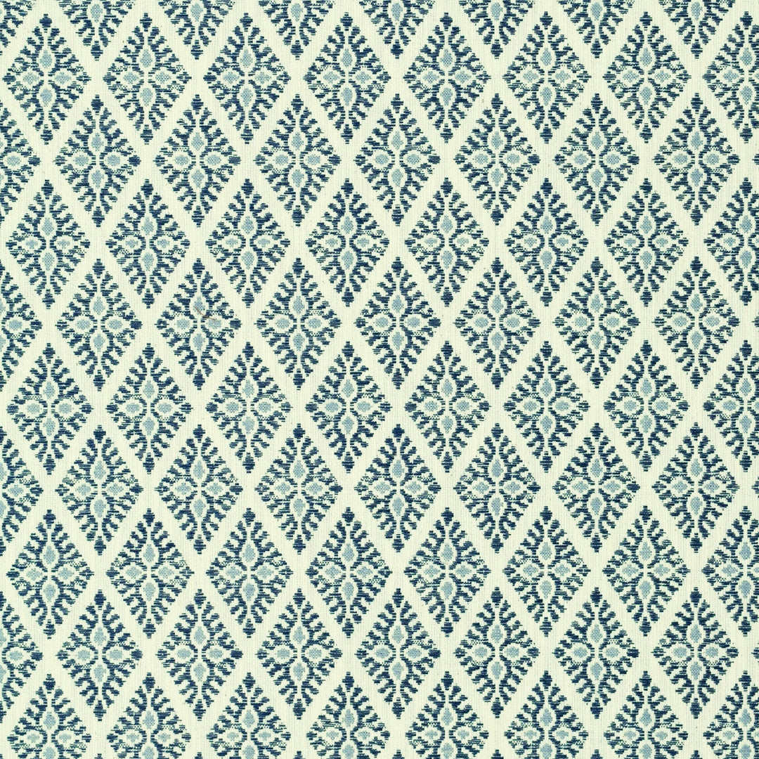 Aldo Lattice Lake 480865 by PKL Studio Designer Fabric - 64% Recycled Polyester 36% Cotton India 51000 Horizontal: 1.700" and Vertical: 2.600" 55 - Swanky Fabrics -