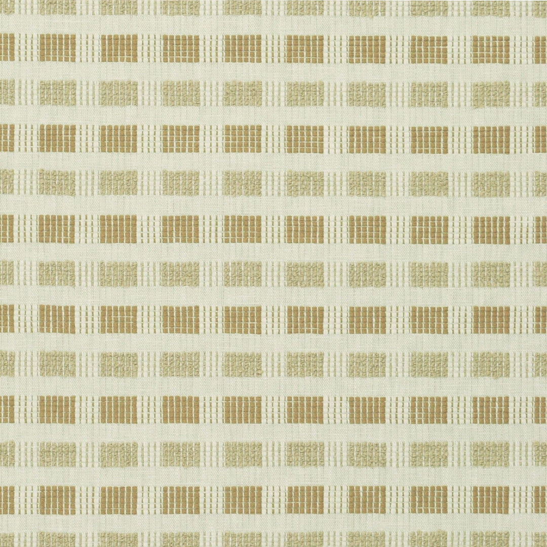 Block Party Gold 480890 by PKL Studio Designer Fabric - 54% Cotton 46% Recycled Polyester India 51000 Horizontal: 1.300" and Vertical: 2.000" 54 - Swanky Fabrics -