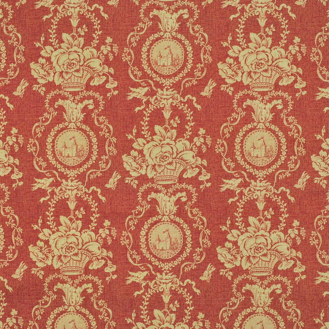 Chalet Elegante Poppy 481140 by PKL Studio Designer Fabric - 100% Cotton Pakistan 51000 Horizontal: 6.750" and Vertical: 13.500" 54 - Swanky Fabrics -