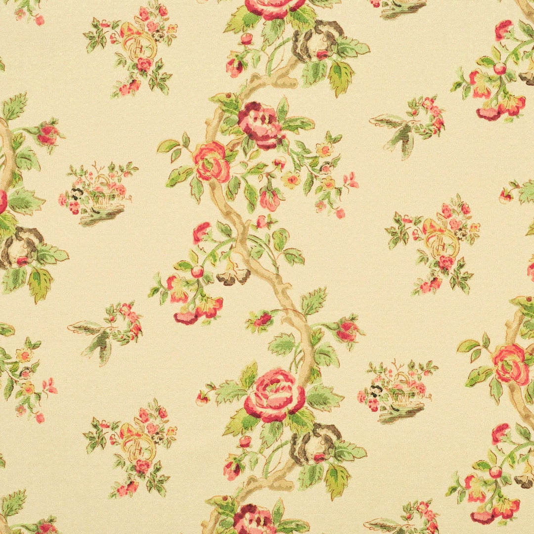 La Roseraie Vintage 481153 by PKL Studio Designer Fabric - 100% Cotton Pakistan 51000 Horizontal: 13.500" and Vertical: 18.000" 54 - Swanky Fabrics -