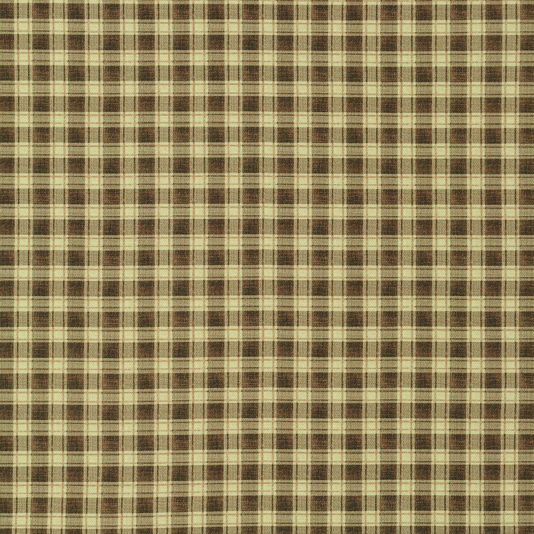 Le Cheque Espresso 481182 by PKL Studio Designer Fabric - 100% Cotton Pakistan 51000 Horizontal: 1.600" and Vertical: 1.400" 54 - Swanky Fabrics -