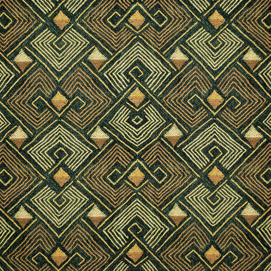 Threaded Tales Ebony 481330 by PKL Studio Designer Fabric - 75% Cotton 25% Linen Pakistan 15000 Horizontal: 13.500" and Vertical: 13.500" 54 - Swanky Fabrics -