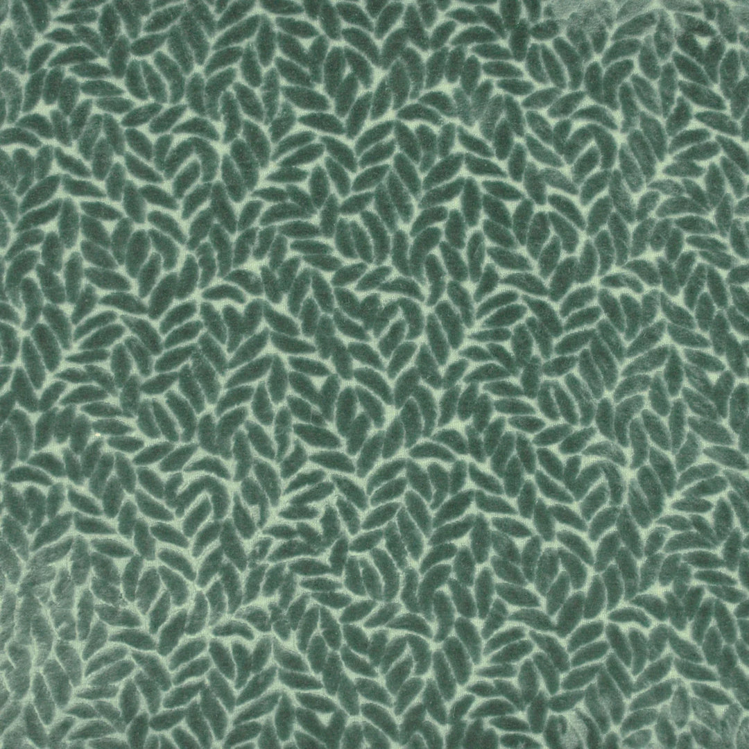 Luxe Leaf Lagoon 481621 by PKL Studio Designer Fabric - 100% Polyester Back:100% Polyester China 51000 Horizontal: 5.500" and Vertical: 4.500" 56 - Swanky Fabrics -