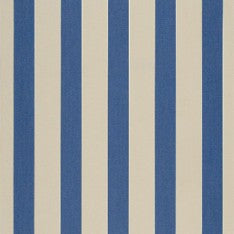 Sunbrella Fabric 4921 Mediterranean Canvas Block Stripe