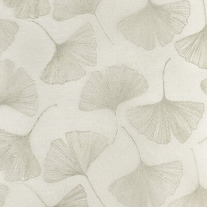 Kravet Fabric Gingko Leaf Platinum