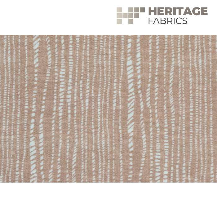 Nevis Peony by Heritage Designer Fabric - 100% Cotton Turkey 18,000 Horizontal: 6.75" and Vertical: 6.75" 54" - Swanky Fabrics -