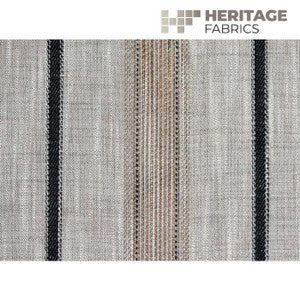 Roth & Tompkins Fabric Trafalgar Stripe Peppercorn