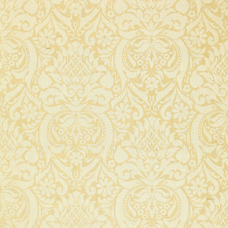 Valencay Damask Ivory 5000410 by Schumacher Designer Wallpaper PALAZZO Paper 0 UNITED STATES OF AMERICA </p><p>Repeat: Horizontal: 33" (84CM) and Vertical: 25 1/2" (65CM) 33 - Swanky Fabrics -