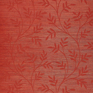 Schumacher Wallpaper Celeste Vine Red 5000512
