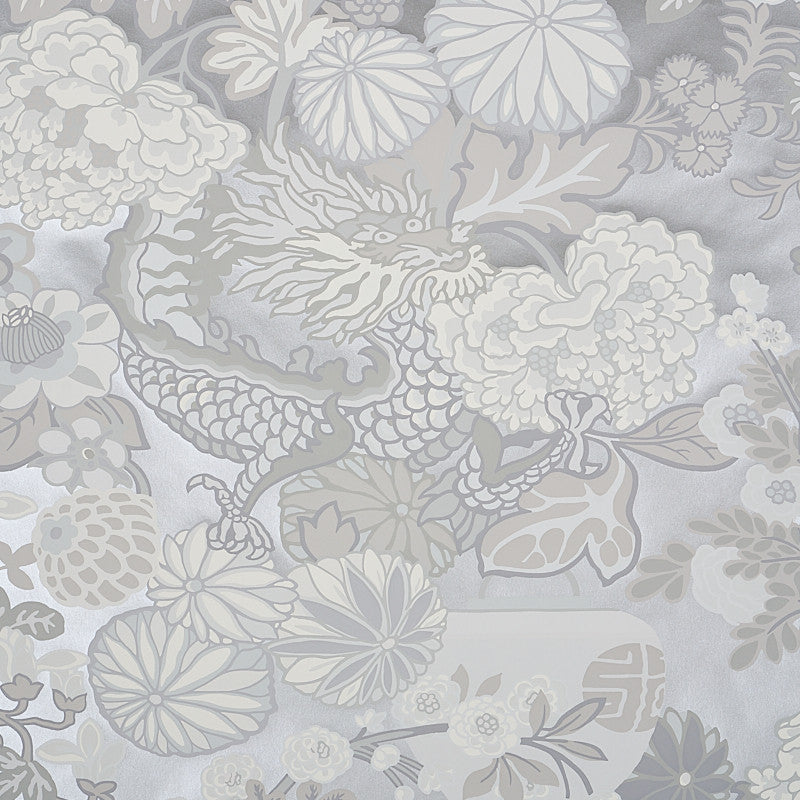 Chiang Mai Dragon Limestone 5001068 by Schumacher Wallcovering Schumacher Wallcovering Chiang Mai Dragon Limestone 5001068Wallcovering Paper UNITED STATES OF AMERICA </p><p>Repeat: H: HORZ. 27" (69CM) , V: VERT. 45 3/4" (116CM) 27 - Fabric Carolina -