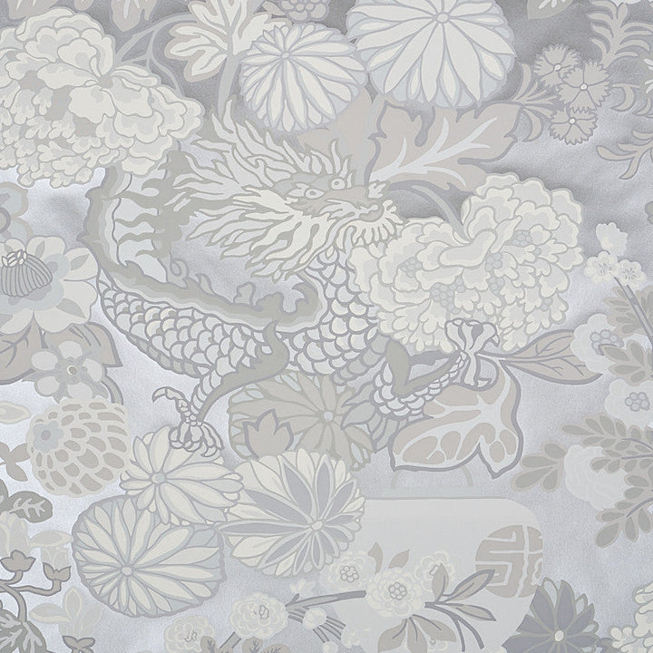 Chiang Mai Dragon Limestone 5001068 by Schumacher Wallcovering Schumacher Wallcovering Chiang Mai Dragon Limestone 5001068Wallcovering Paper UNITED STATES OF AMERICA </p><p>Repeat: H: HORZ. 27" (69CM) , V: VERT. 45 3/4" (116CM) 27 - Fabric Carolina -