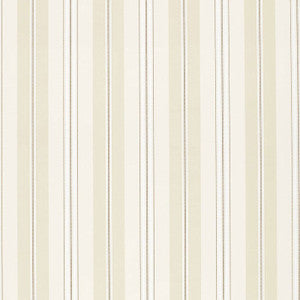 Schumacher Wallpaper Chalon Stripe Putty 5002482