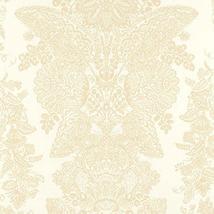 Schumacher Wallpaper Lace Alabaster 5003323