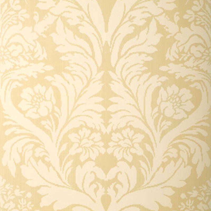 Rozzano Damask Wheat 5003741 by Schumacher Wallcovering Schumacher Wallcovering Rozzano Damask Wheat 5003741Wallcovering Paper UNITED STATES OF AMERICA </p><p>Repeat: H: HORZ. 27" (69CM) , V: VERT. 60 1/4" (153CM) 27 - Fabric Carolina -
