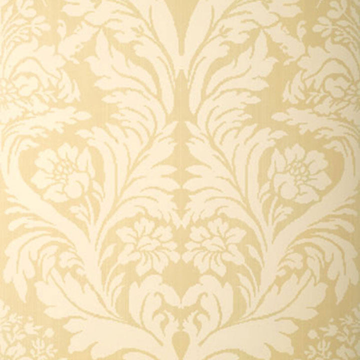 Rozzano Damask Wheat 5003741 by Schumacher Wallcovering Schumacher Wallcovering Rozzano Damask Wheat 5003741Wallcovering Paper UNITED STATES OF AMERICA </p><p>Repeat: H: HORZ. 27" (69CM) , V: VERT. 60 1/4" (153CM) 27 - Fabric Carolina -