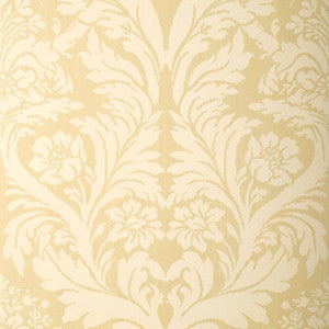 Schumacher Wallpaper Rozzano Damask Wheat 5003741