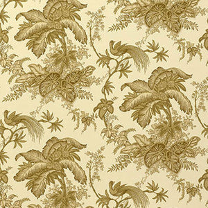 Schumacher Wallpaper Coconut Grove Parchment 5004054