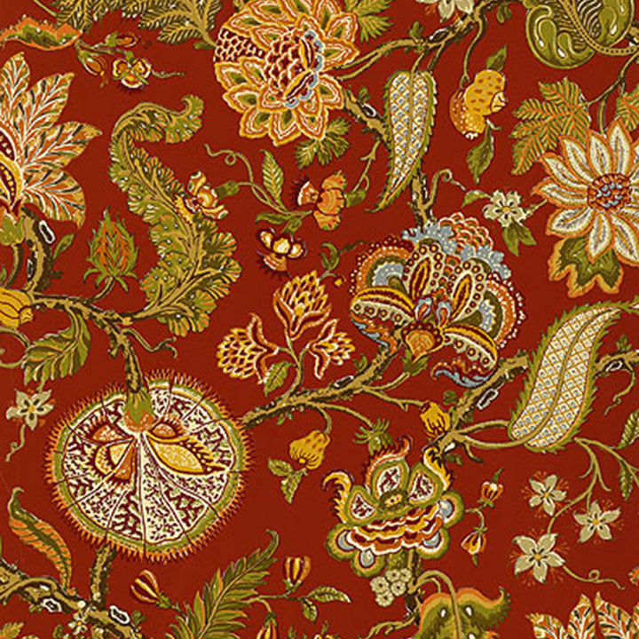 Chalfont Paprika 5004201 by Schumacher Wallcovering Schumacher Wallcovering Chalfont Paprika 5004201Wallcovering Paper UNITED STATES OF AMERICA </p><p>Repeat: H: HORZ. 27" (69CM) , V: VERT. 46" (117CM) 27 - Fabric Carolina -