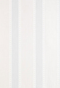 Schumacher Wallpaper Lansdowne Strie Stripe Porcelain 5004620
