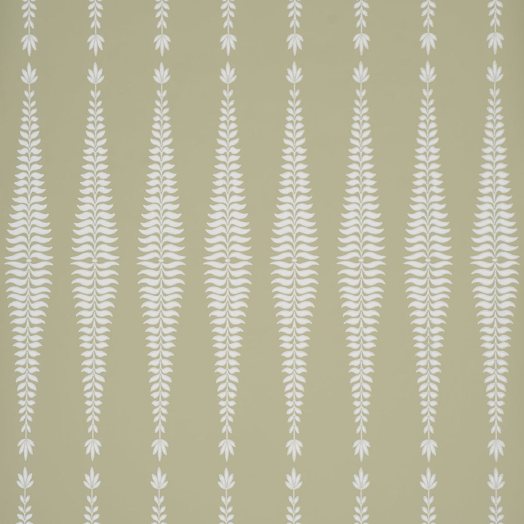 Schumacher Wallcovering Fern Tree - Olive