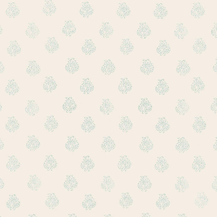 Kaladera Water Blue 5005252 by Schumacher Designer Wallpaper SIMPLY CHARMING Paper 0 INDIA </p><p>Repeat: Horizontal: and Vertical: 7" (18CM) 27 - Swanky Fabrics -
